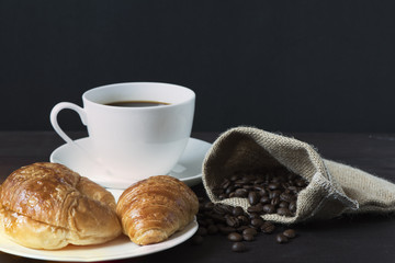 A tasty breakfast meal on the table