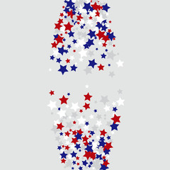 Stars confetti background. Celebration confetti decoration. Rich VIP premium design