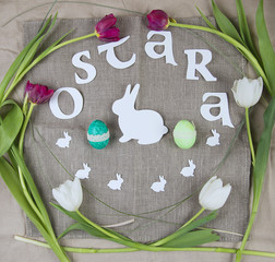Symbols of Ostara sabbath celebration