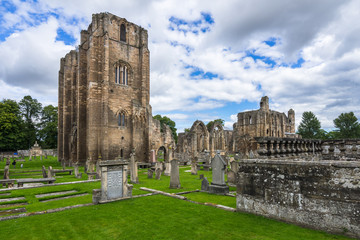 Fototapeta premium Ruins of the medieval Elgin Cathedral, Elgin, Moray, Scotland