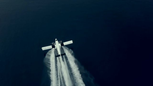 Seaplane for tourists Maldives indian ocean