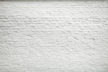 Texture of old dark white blocks, brick wall background.