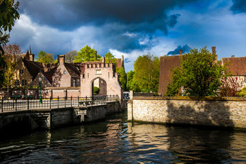 Obraz premium Architecture of Bruges city, Belgium