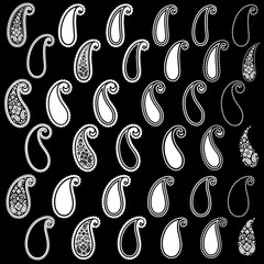 ペイズリー素材,