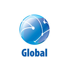 vector logo globe