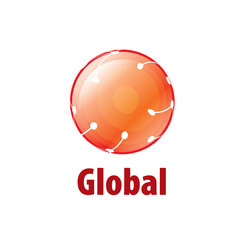 vector logo globe