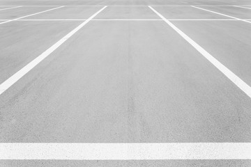 Fototapeta premium Empty space of outdoor car parking lot