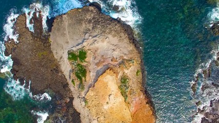 Rocks aerial view - Powered by Adobe