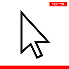 Modern cursor arrow pointer icon sign vector illustration