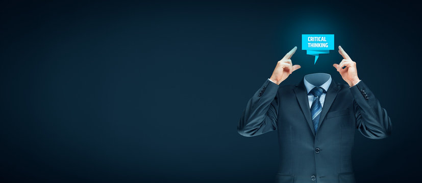 Critical thinking concept