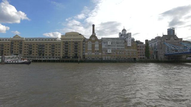 The Butlers Wharf On The Waterfront Of Thames