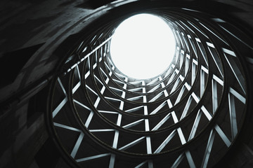 Spiral Of A Parking Garage