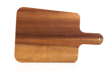 Wooden Chopping board isolated on white background