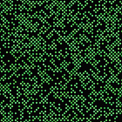 Green seamless dot pattern background - vector graphic design
