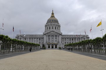 Fototapeta na wymiar City Hall, Rathaus, San Francisco, Kalifornien, USA, Nordamerika