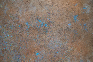 Grunge rusty brown-blue background