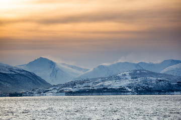 Fototapeta na wymiar Sonnenuntergang in Norwegen