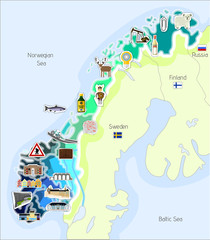 Map of Norway
