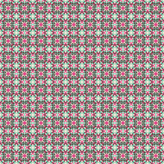 Ancient Geometric pattern in repeat. Fabric print. Seamless background, mosaic ornament, ethnic style.