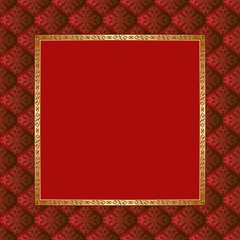 vintage background with golden frame