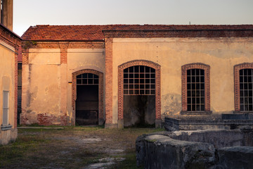 frontal photograph of industrial building