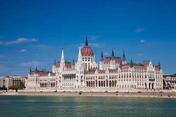 Fototapeta premium building of the Parliament in Budapest, Hungary