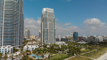 Fototapeta premium South Pointe Park in Miami Beach, Florida
