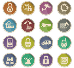 security icon set