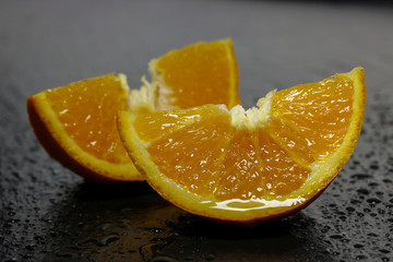 Orangenstücke - Orangenspalten