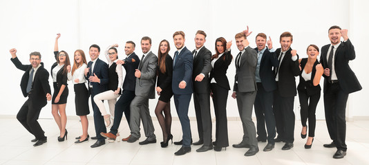Obraz premium leader with creative business team
