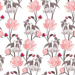 floral seamless pattern