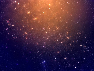 Starry Night Sky Scene