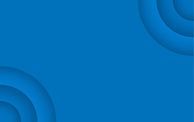 Abstract blue curve background with copy space for white text. Modern template design for cover, brochure, web banner and magazine.
