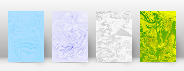 Abstract cover. Modern design template. Actual suminagashi marble. Minimalistic hipster flyer design. Fancy trendy abstract cover. Vector illustration.