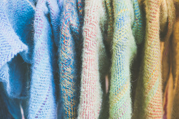 Arrière plan tricots de laine