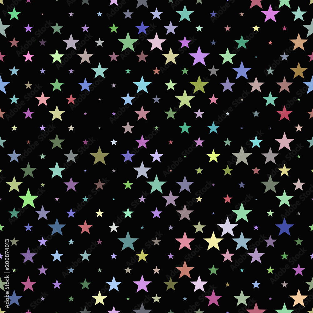 Poster abstract star pattern background - vector graphic design