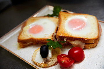 Fototapeta na wymiar Fried Eggs