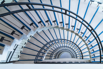 simple modern semicircle staircase