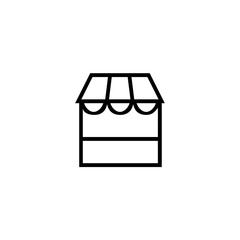 Store - thin line icon