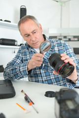 photo camera lens repair