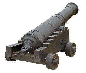 Old ship cannon