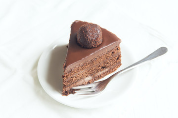 Piece of Chocolate Cake
