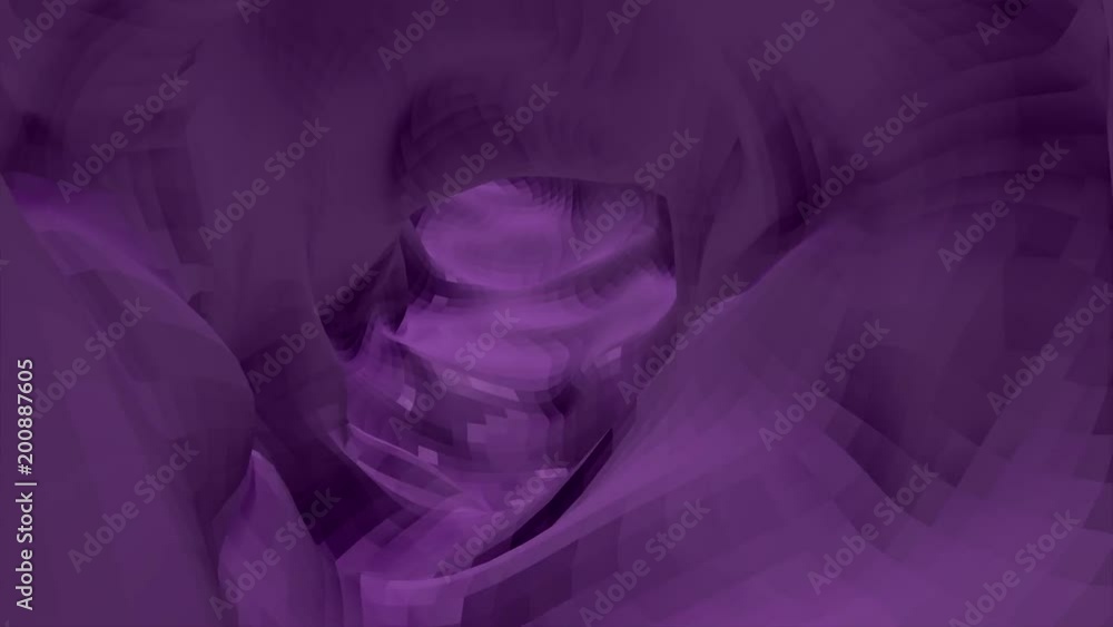 Aufkleber color tunnel rotation loop. abstract background with flying into squares shapes tunnel animation