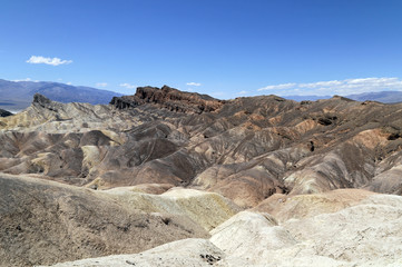 Fototapeta na wymiar Zabriskie Point, Death Valley Nationalpark, Kalifornien, USA, Nordamerika