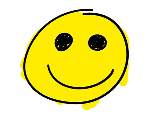 Happy smile icon vector illustration 