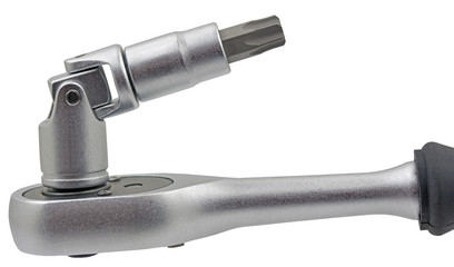 Perfect screwdriver on white