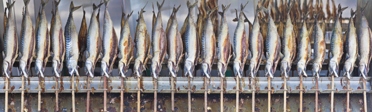Steckerlfisch auf dem Oktoberfest in M&uuml;nchen