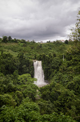 Vietnam waterfall in the jungle