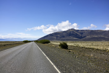 Highway in Argentinian Patagonia