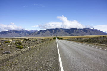Highway in Argentinian Patagonia